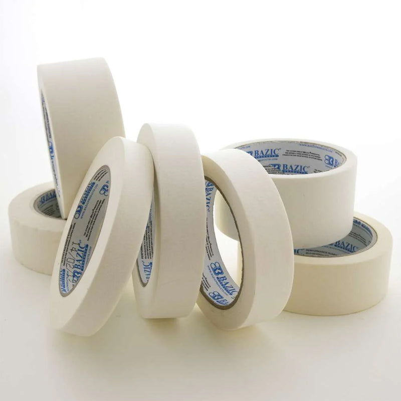 General Purpose Masking Tape, 0.94" x 2160" (60 Yards), Pack of 12