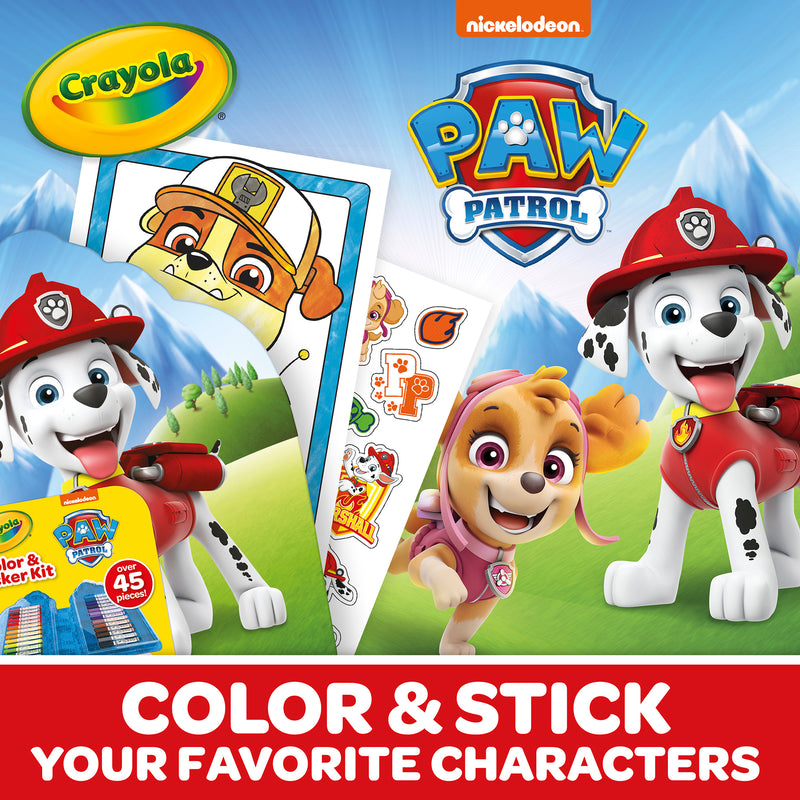 Color & Sticker Kit, Paw Patrol