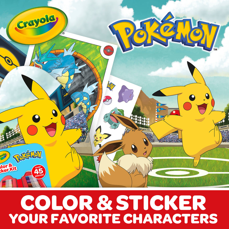 Color & Sticker Kit, Pokemon