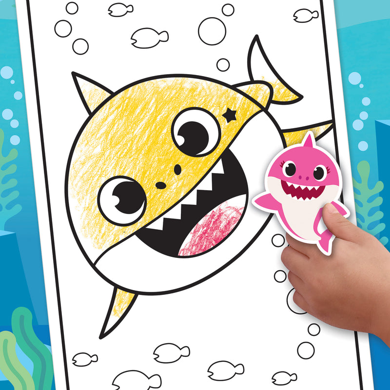 Baby Shark 96-page Coloring Book