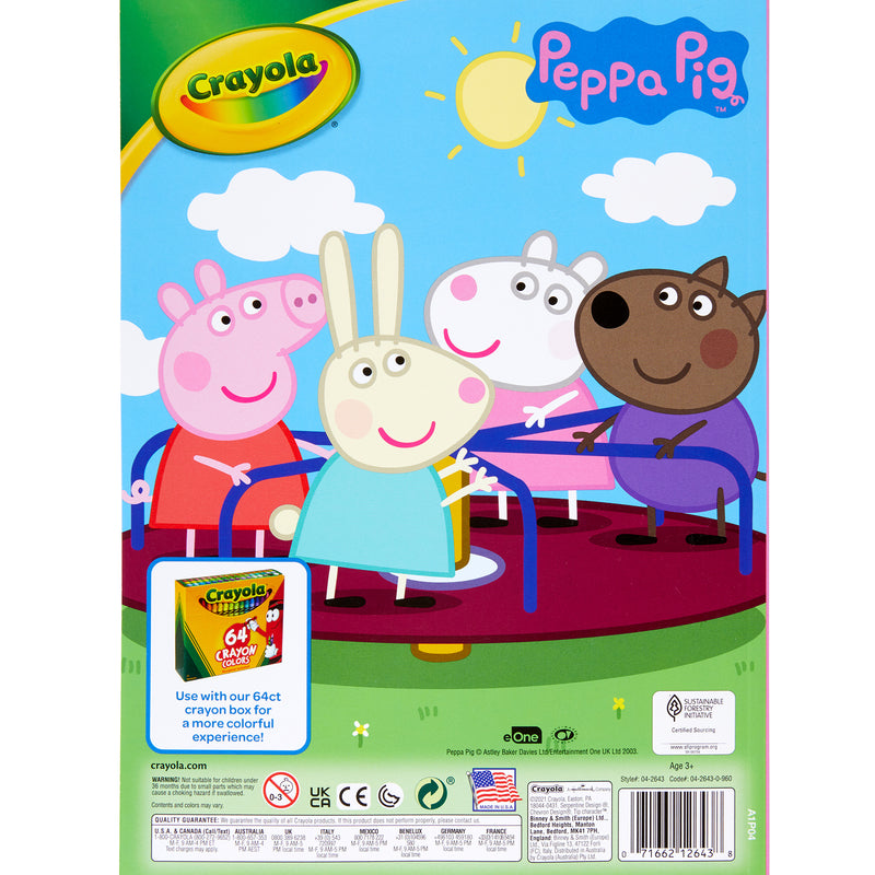 Coloring Book, Peppa Pig, 96 Pages, Pack of 8