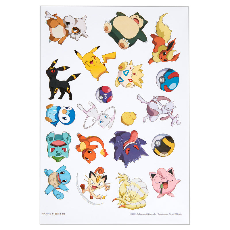 Coloring Book, Pokemon, 96 Pages, Pack of 8