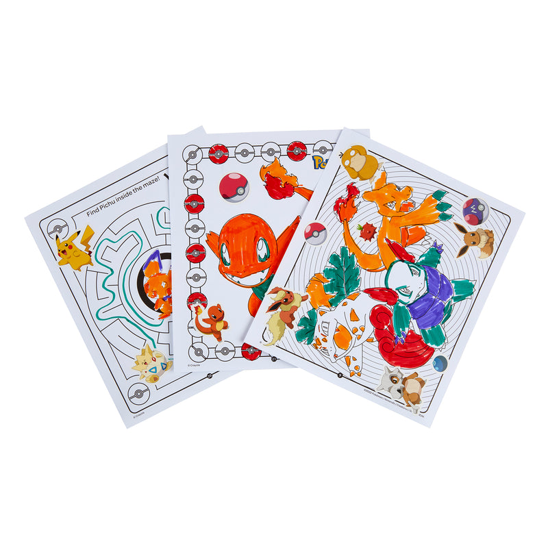 Color & Sticker Activity Set, Pokemon, 3 Sets