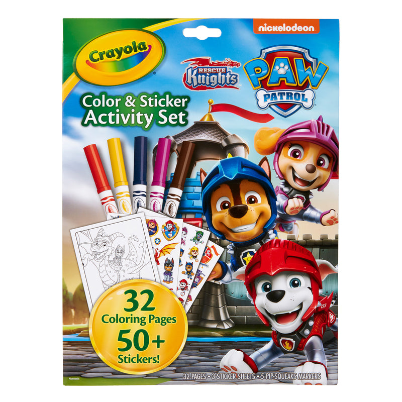 Color & Sticker Activity Set, Paw Patrol, 3 Sets