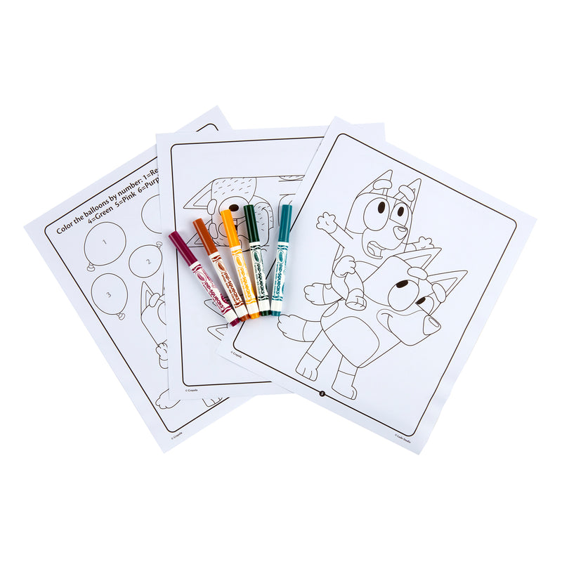 Color & Sticker Activity Set, Bluey, 3 Sets