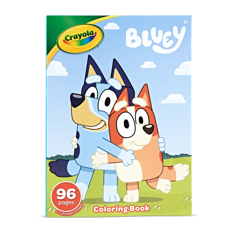 Coloring Book, 96 Pages, Bluey, Pack of 8