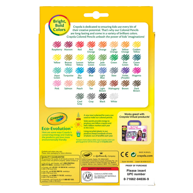 (2 Bx) Colored Pencils 36ct Asst
