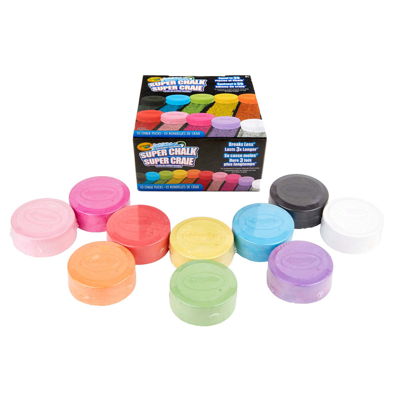 10ct Super Chalk Crayola