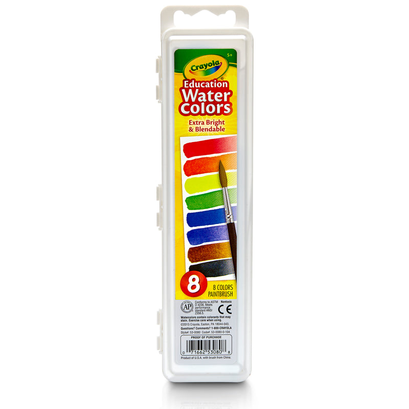 (6 Ea) Paint Set 8 Semi Moist Pans