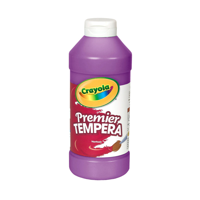 (3 Ea) 16oz Violet Premier Tempera Crayola