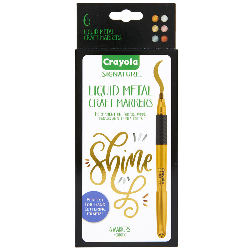 6ct Liquid Metal Craft Markers