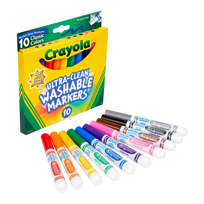 (8 Pk) 10ct Wash Color Max Markers