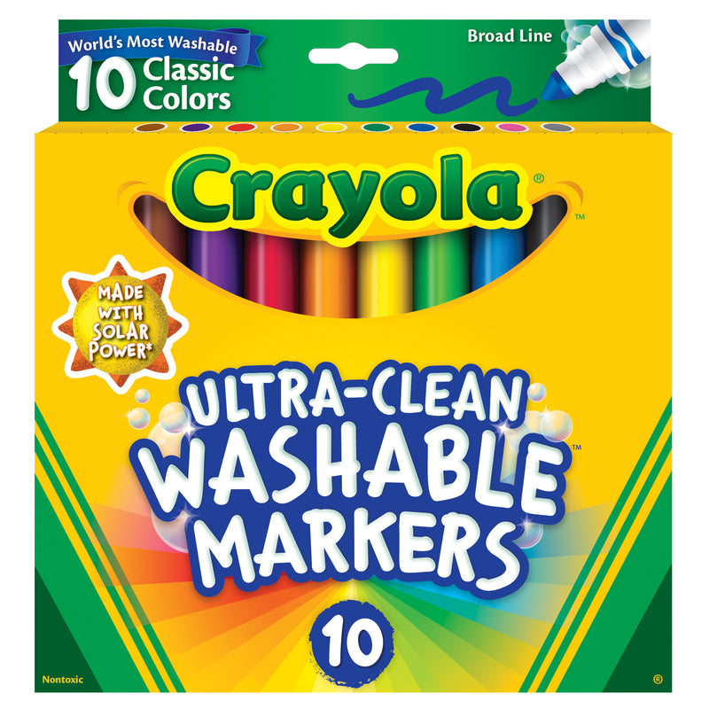 (8 Pk) 10ct Wash Color Max Markers