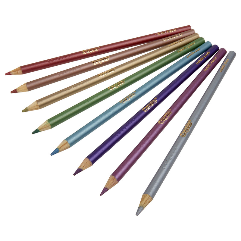 Crayola Metallic Colored Pencils 8