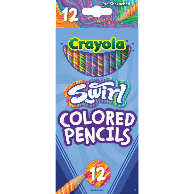 SWIRL Colored Pencils, 12 Per Pack, 12 Packs