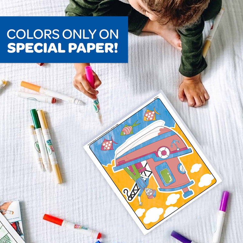 Blippi Coloring Pad & Markers Crayola Color Wonder