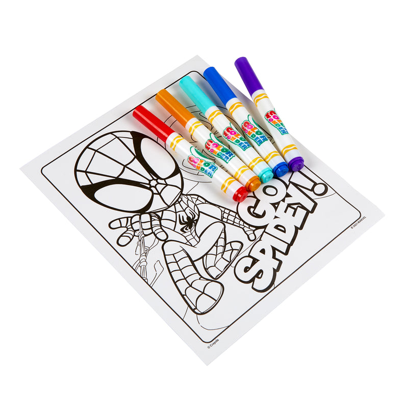 Color Wonder® Coloring Pad & Markers, Spidey and His Amazing Friends, 2 Sets