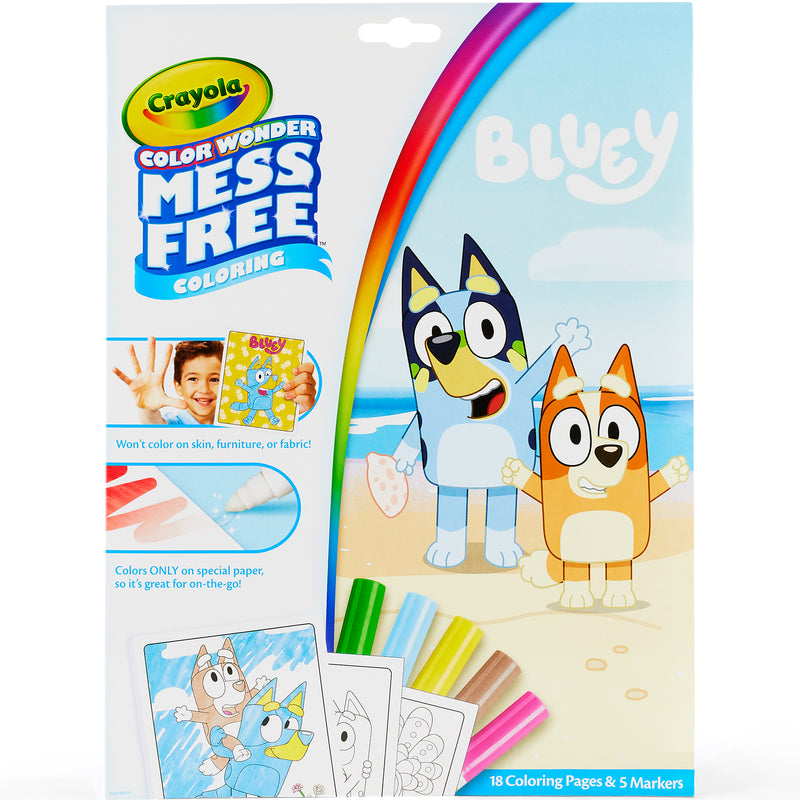 Bluey Coloring Pad & Markers Crayola Color Wonder