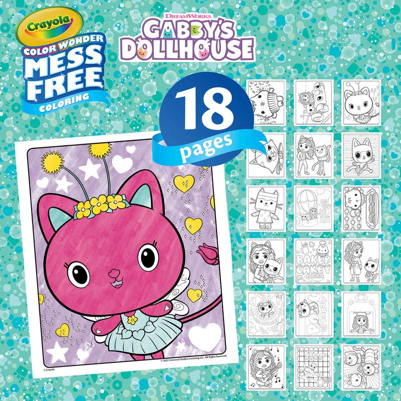 Gabby Dollhouse Coloring & Markers Crayola Color Wonder
