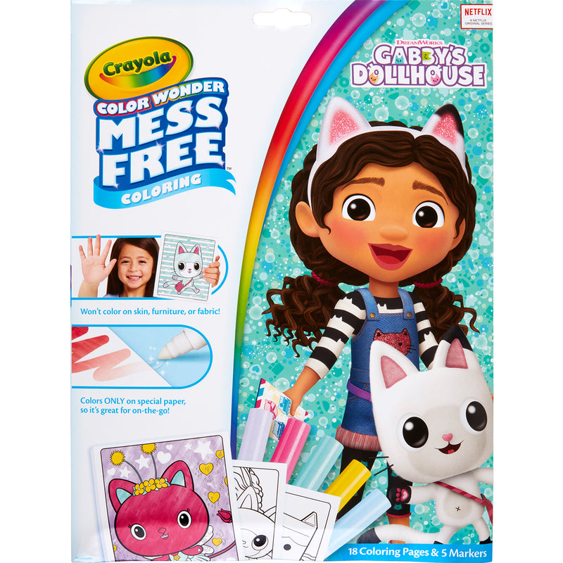 Gabby Dollhouse Coloring & Markers Crayola Color Wonder