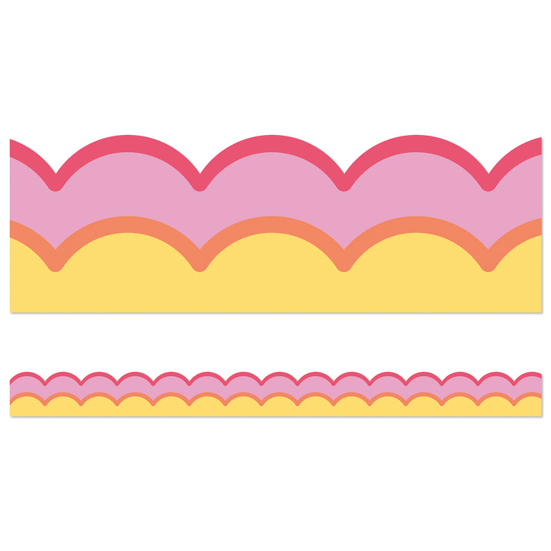 Warm Waves Scalloped Borders Happily Ever Elementary Retro Remx