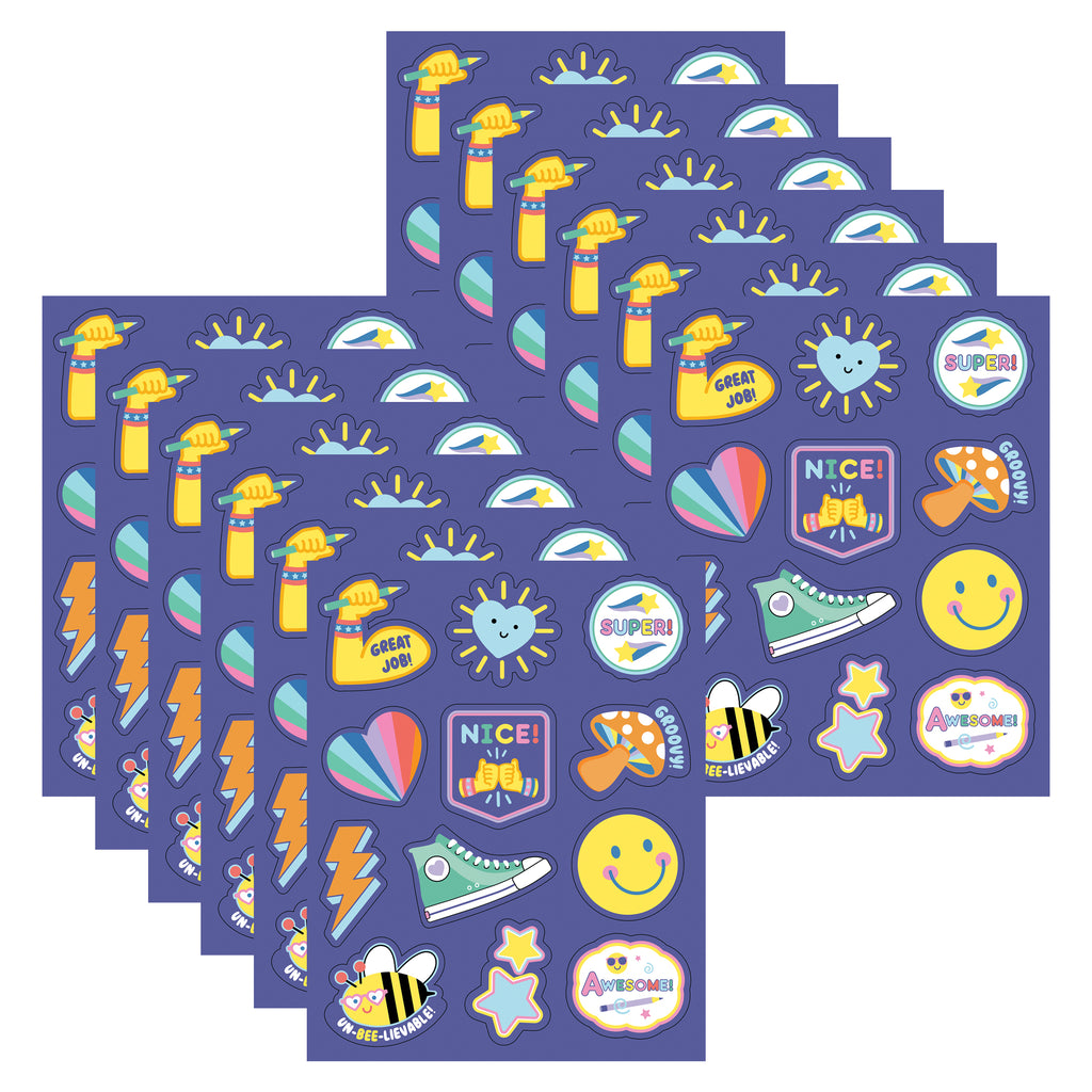 We Stick Together Motivators Motivational Stickers, 72 Per Pack, 12 Packs