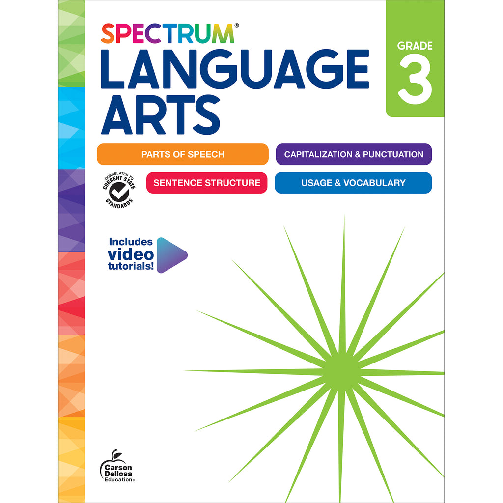 Spectrum Gr3 Language Arts Workbook