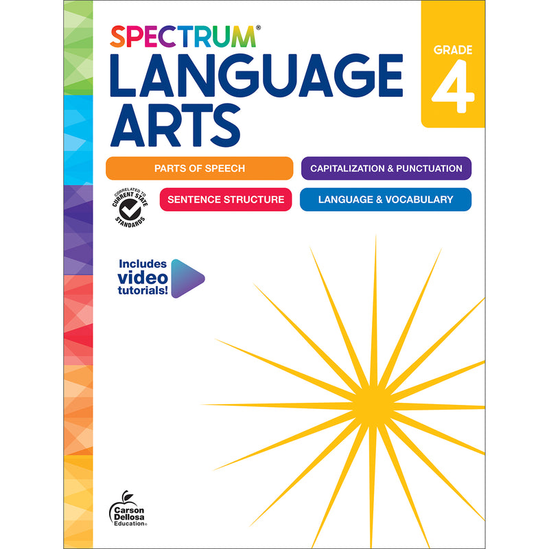 Spectrum Gr4 Language Arts Workbook