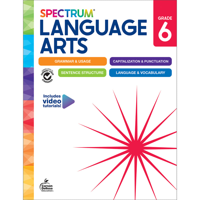 Spectrum Gr6 Language Arts Workbook
