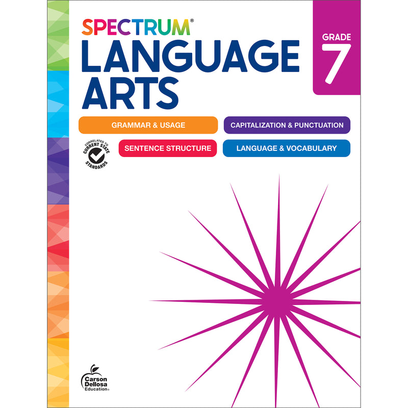 Spectrum Gr7 Language Arts Workbook