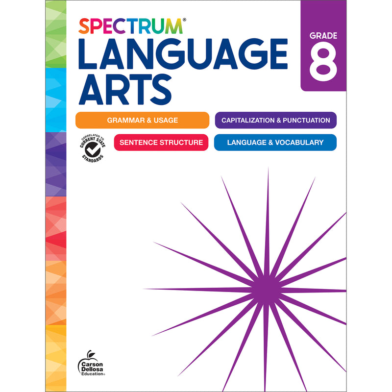Spectrum Gr8 Language Arts Workbook