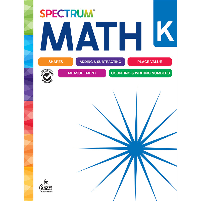 Spectrum Gr K Math Workbook