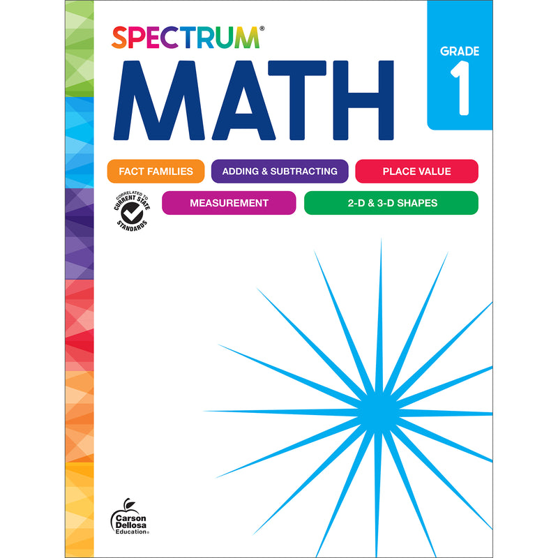 Spectrum Gr 1 Math Workbook