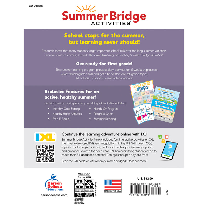 Summer Bridge Activities Gr K - 1