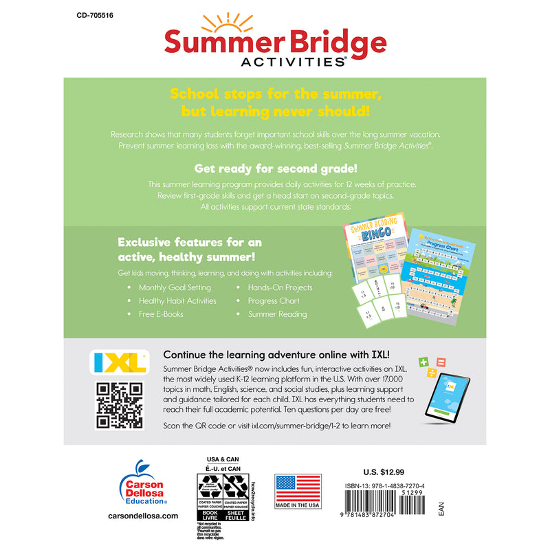 Summer Bridge Activities Gr 1 - 2