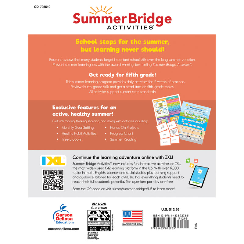 Summer Bridge Activities Gr 4 - 5