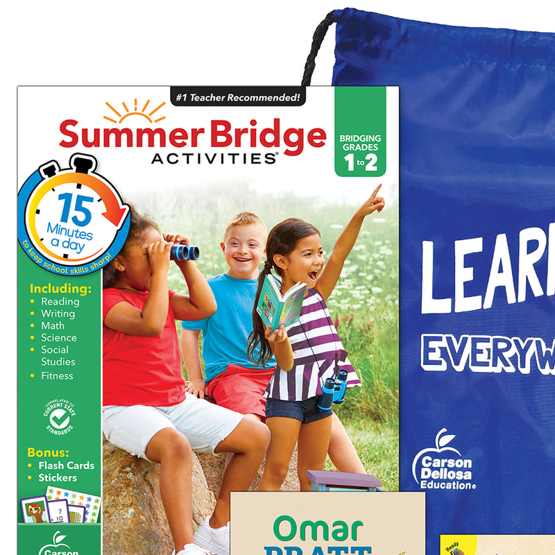 Summer Bridge Essentials Backpack, Grade 1-2
