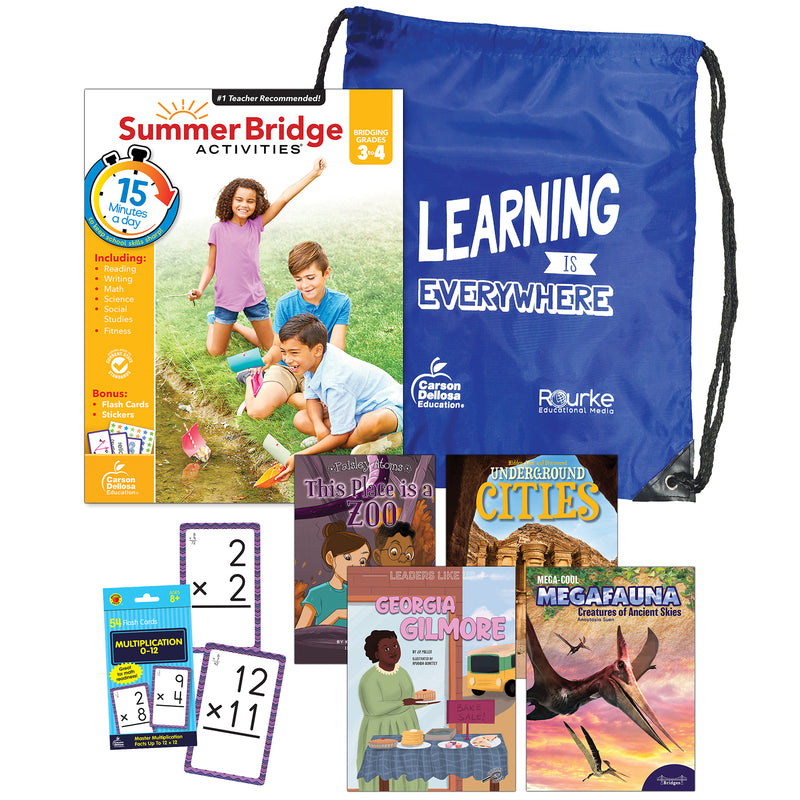 Summer Bridge Essentials Backpack, Grade 3-4