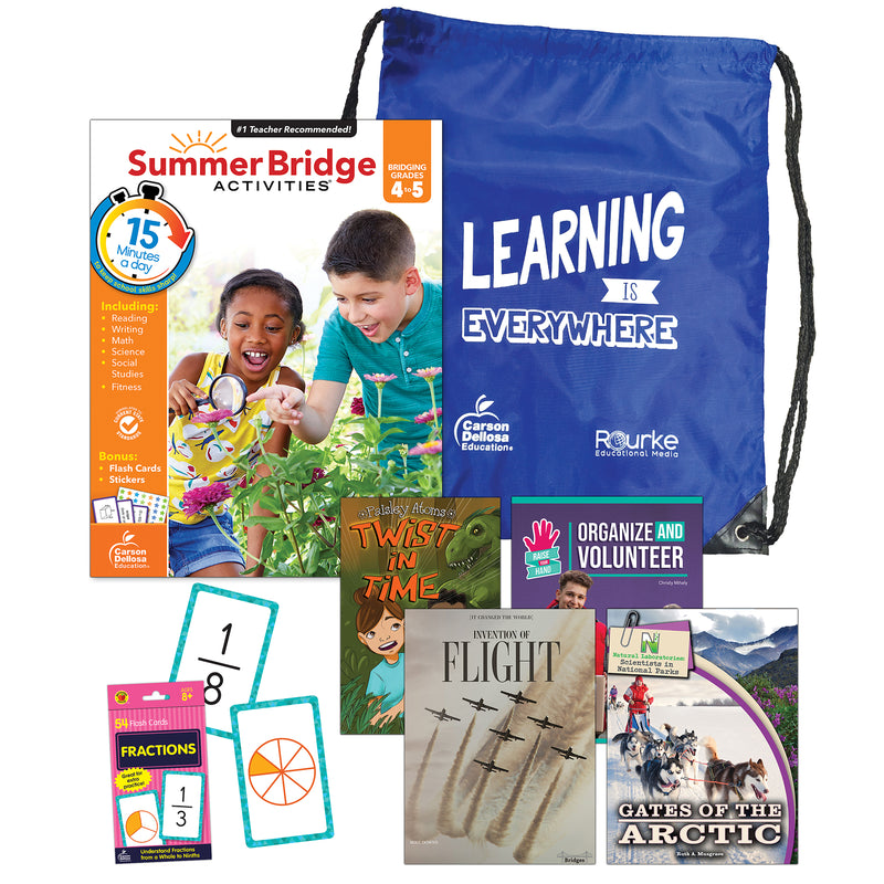 Summer Bridge Essentials Backpack, Grade 4-5