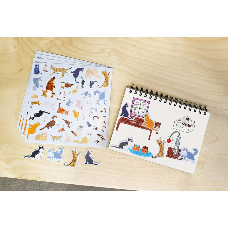 Foam Stickers Cats