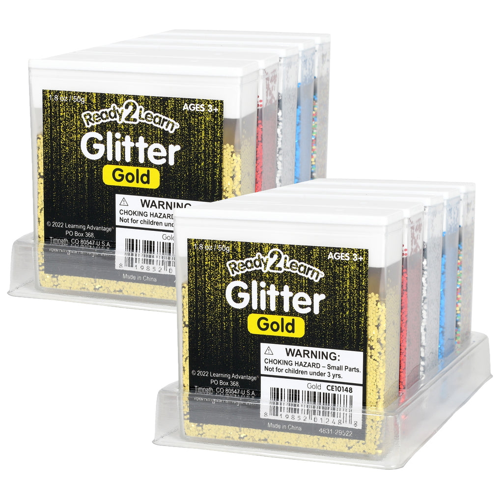 (2 Pk) Glitter Primary