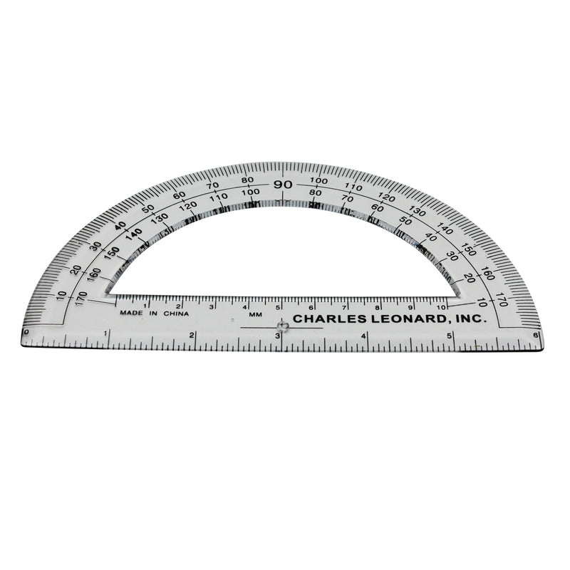 (5 Ip) 12pk 6in Protractor Plastic