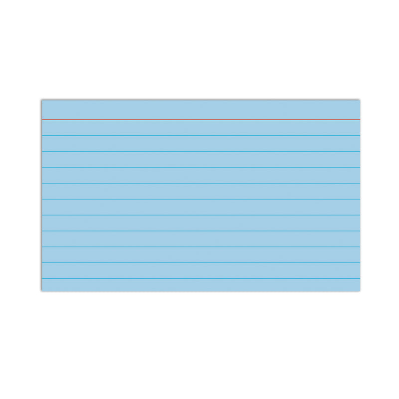 3 X 5 Index Cards Ruled Asst Colors