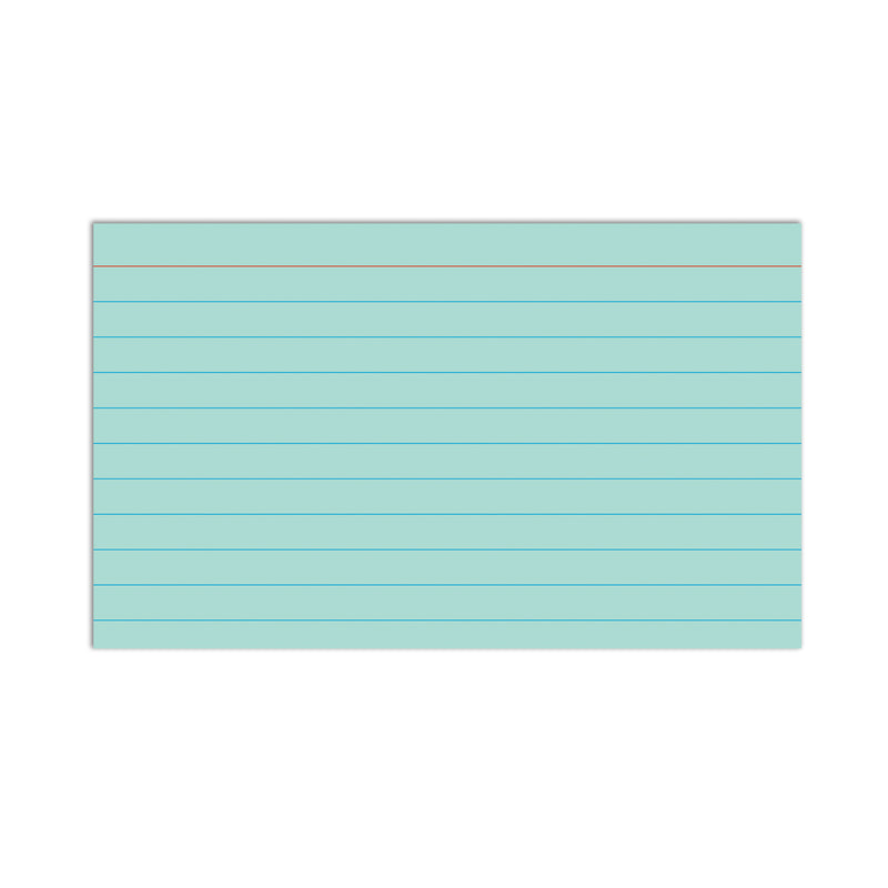 3 X 5 Index Cards Ruled Asst Colors