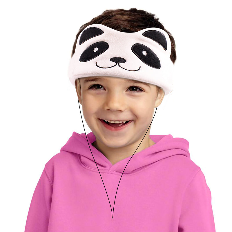 Panda Fleece Headband Headphones