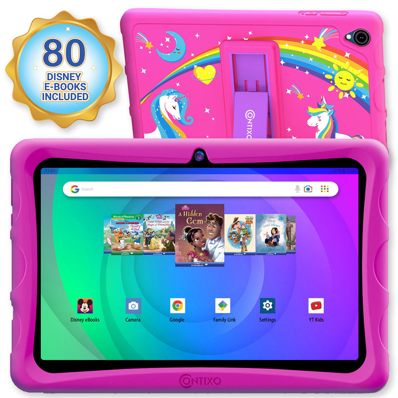 K103-A Pink 10-Inch Kids 64GB HD Tablet