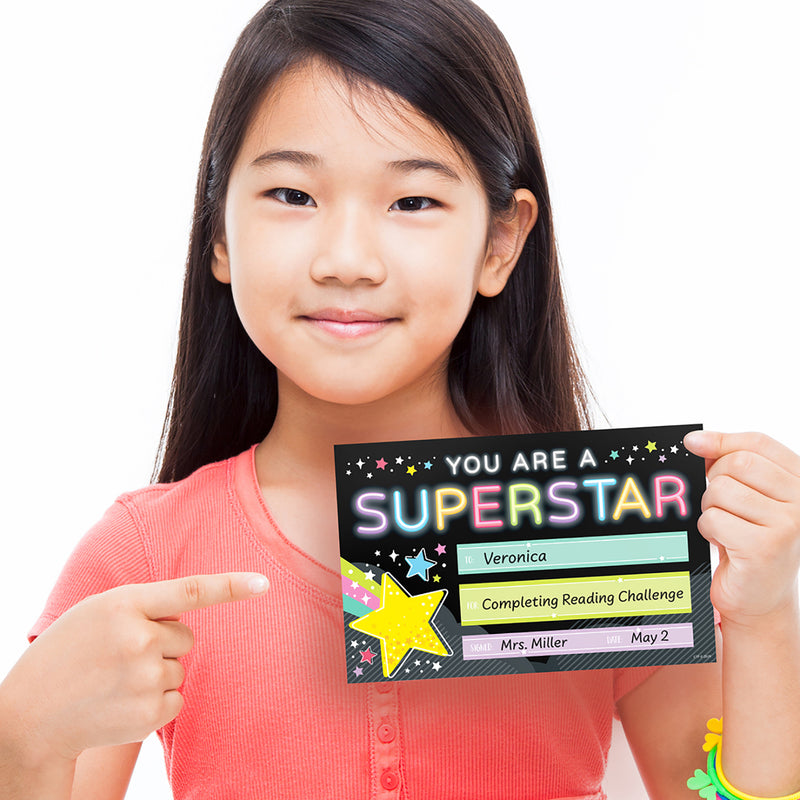 Star Bright Superstar Awards, 30 Per Pack, 6 Packs