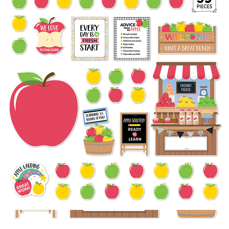 Apple Time Bulletin Board Set, 39 Pieces