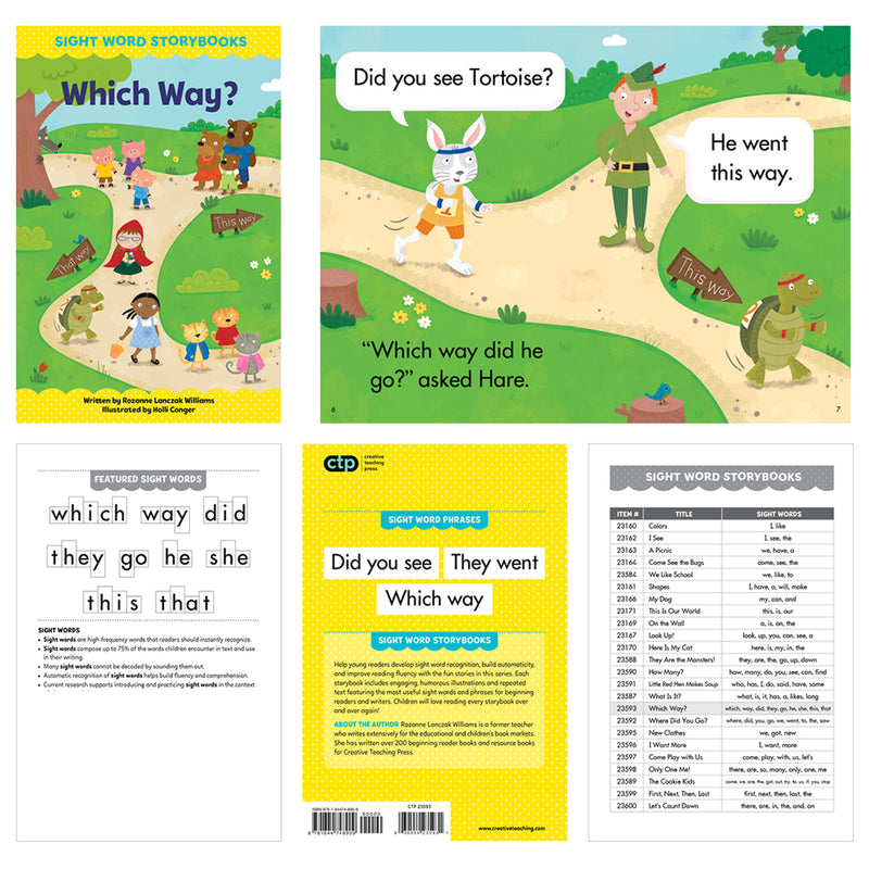 Sight Word Storybooks Set 3, 6 Books