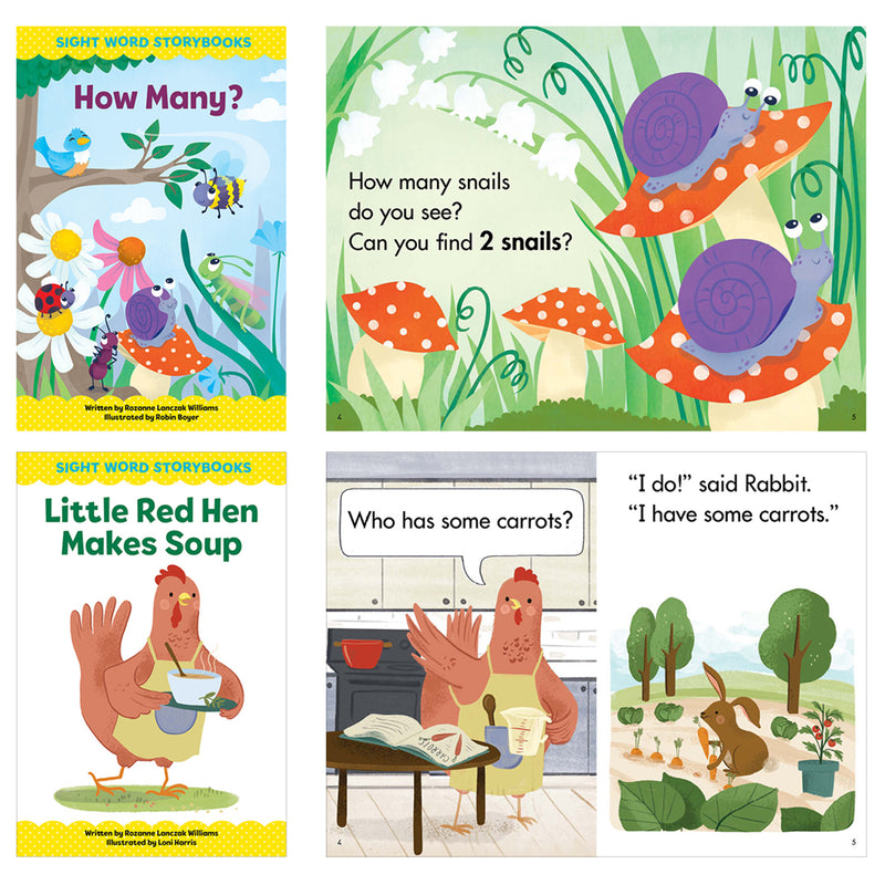 Sight Word Storybooks Set 3, 6 Books